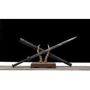 Chinese swords real Han Jian,Hand Forged 1045 carbon steel blade,Alloy fittings,Kung fu