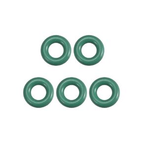 uxcell Fluorine Rubber O-Rings, 12.5mm OD 8.7mm ID 1.9mm Width FKM Seal Gasket for Machinery Plumbing, Green, Pack of 5