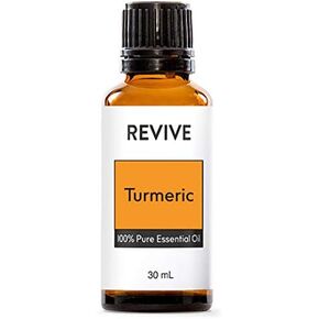 Turmeric Essential OIl by Revive Essential Oils - 100% Pure Therapeutic Grade, for Diffuser, Humidifier, Massage, Aromatherapy, Skin & Hair Care - Cruelty Free - Unrefined Oils with No Fillers