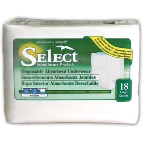TRANQUILITY Disposable Absorbent Underwear Size: Large