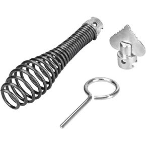 12128 T-240 Drain Cleaner Tool Set Replacement for Ridgid Drain Cleaning K-400 Attachments with Pin Key, Spade Cutter and Bulb Auger