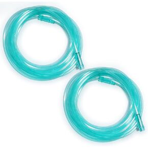 2 Pack Oxygen Tubing, 5 Meter / 16.4 feet, Green Color, Each Individual Packaging