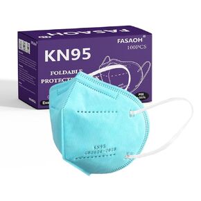 KN95 Face Masks 100 PCS, 5-Ply KN95 Black Masks,Breathable Protection Masks, Individually Wrapped, Cup Dust Safety Mask