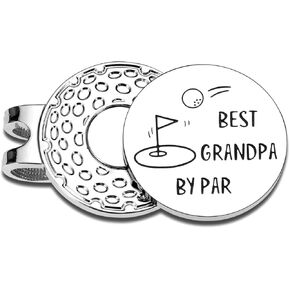 Grandpa Gifts, Retirement Gifts for Men Grandpa, Golf Gifts for Grandpa, Grandpa Birthday Gifts, Golf Ball Marker Hat Clip, Best Grandpa Gifts from Granddaughter Grandson, Golf Accessories for Grandpa
