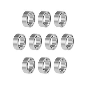 uxcell MR85ZZ Deep Groove Ball Bearings 5mm x 8mm x 2.5mm Double Shielded Chrome Steel P6(ABEC3) 10pcs