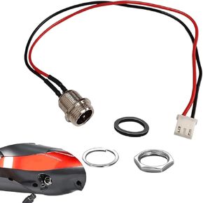 GYL Hoverboard Charging Port Replacement for Gotrax/Hover-1/SISIGAD Electric Smart Self-Balancing Scooter charger port cable (3 Prong 2 Wires Charging Port)