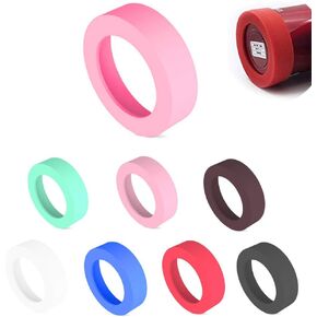 8Pieces 70mm Anti-Slip Bottom Sleeve Cover Protective Silicone Boot Silicone Coaster for Tumbler Non-Slip Cup Mug Sleeve