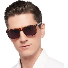 MARE AZZURO Oversized Square Reader Sunglasses Men Outdoor Sun Reading Glasses 1.0 1.25 1.5 1.75 2.0 2.25 2.5 2.75 3.0 3.5