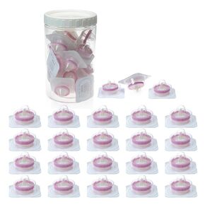 Sterile Syringe Filter PTFE 20 Pack, 0.22um Pore Size, 25mm Membrane Diameter, Hydrophilic Filtration Sterile Packed Individually