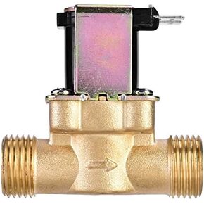 1/2" DC 24V Normally Closed Brass Electric Solenoid Magnetic Solenoid Valve For Water Control