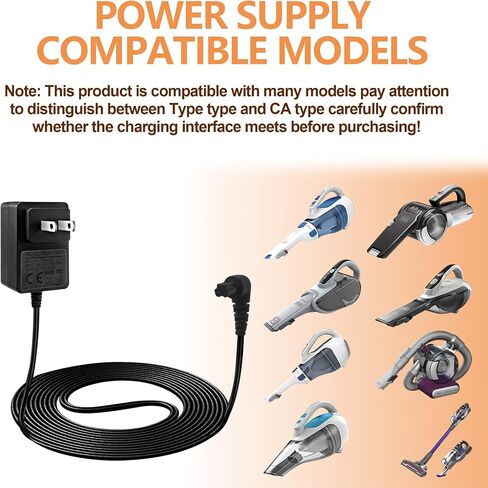 شاحن مكنسة يدوية 15 فولت لبلاك اند ديكر 90627870 Dustbuster مكنسة كهربائية محمولة HHVI315JO42 HFVB315J22 HHVI320JR02 S003AQU1500015 شاحن سلك الطاقة in Kuwait