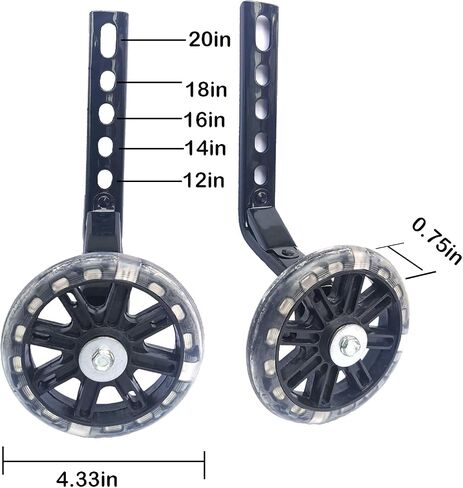 Bike heavy duty training wheels for 12 14 16 18 20 inch Single Speed kids Bike in Saudi Arabia