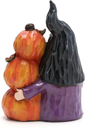 Hodao Halloween Gnome Pumpkin تماثيل رائعة للخريف السويدي Elf Dwarf - زخارف اليقطين للطاولة لديكور المنزل الداخلي - إضافة مثالية لديكور الهالوين الخاص بك (اللون 1) in Saudi Arabia