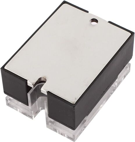 Uxcell ASH-40VA 470Kohm 2W إلى 24-480VAC 40A مرحلة واحدة الحالة الصلبة تتابع المقاومة الجهد المنظم in Kuwait