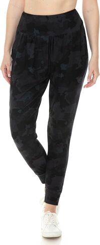 سروال طماق اليوغا للسيدات من Leggings Depot فضفاض مناسب للتمرين مع جيوب in Kuwait