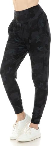 سروال طماق اليوغا للسيدات من Leggings Depot فضفاض مناسب للتمرين مع جيوب in Kuwait
