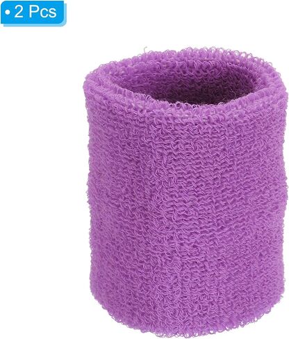 PATIKIL Sports Wristband Athletic Terry Cloth Absorbent Wrist Sweatband for Tennis Basketball Working Out Running in Saudi Arabia