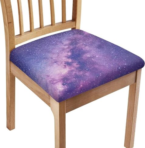 American Flag Daisy Square Dining Chair Cushion Cover Stretchy Chair Seat Decorative Cover Reusable Soft Office Chair Seat Slipcover Daily Decor Universal Fit, 1 Pack in Saudi Arabia