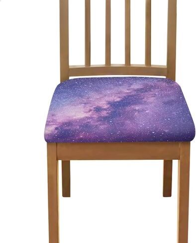 American Flag Daisy Square Dining Chair Cushion Cover Stretchy Chair Seat Decorative Cover Reusable Soft Office Chair Seat Slipcover Daily Decor Universal Fit, 1 Pack in Saudi Arabia