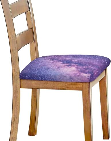 American Flag Daisy Square Dining Chair Cushion Cover Stretchy Chair Seat Decorative Cover Reusable Soft Office Chair Seat Slipcover Daily Decor Universal Fit, 1 Pack in Saudi Arabia