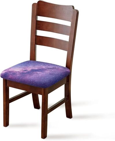 American Flag Daisy Square Dining Chair Cushion Cover Stretchy Chair Seat Decorative Cover Reusable Soft Office Chair Seat Slipcover Daily Decor Universal Fit, 1 Pack in Saudi Arabia