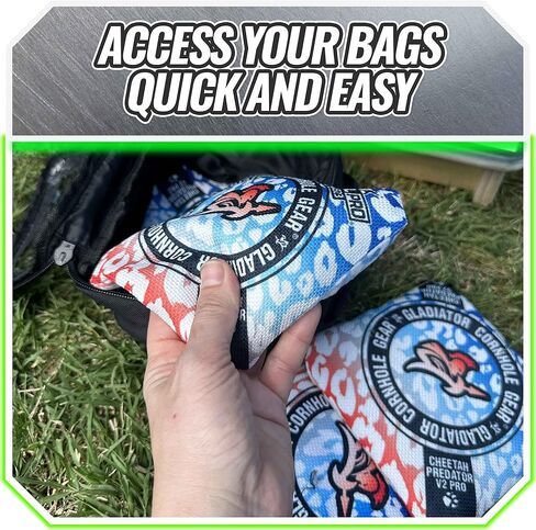 Gladiator Sidekick | Pro Cornhole Bag Carrying Case | Holds 4 Corn Hole Bags in Saudi Arabia