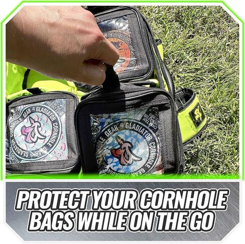 Gladiator Sidekick | Pro Cornhole Bag Carrying Case | Holds 4 Corn Hole Bags in Saudi Arabia