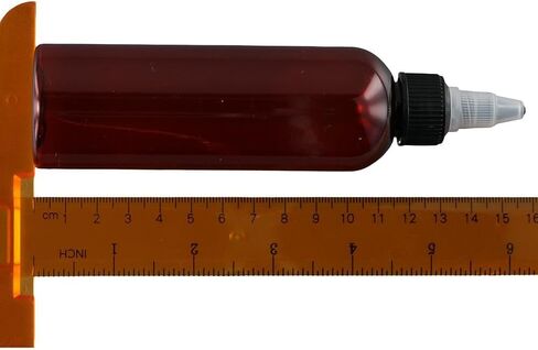 6Pcs 4 oz Refillable Bottles, 120ml Amber Bottle, Dispensing Squeeze Bottles, Empty Plastic Container with Twist Open Cap for Liquids, Oils in Saudi Arabia