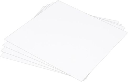 MECCANIXITY ABS Plastic Sheet 12 Inch x 8 Inch x 0.06 Inch ABS Styrene Sheets for Building Model DIY Crafts Panel White 2 Pcs in Saudi Arabia