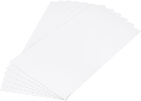 MECCANIXITY ABS Plastic Sheet 12 Inch x 8 Inch x 0.06 Inch ABS Styrene Sheets for Building Model DIY Crafts Panel White 2 Pcs in Saudi Arabia