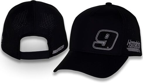Chase Elliott #9 NASCAR 2024 Adult Tonal Number Delta Mesh Structured Front Black Hat in Saudi Arabia