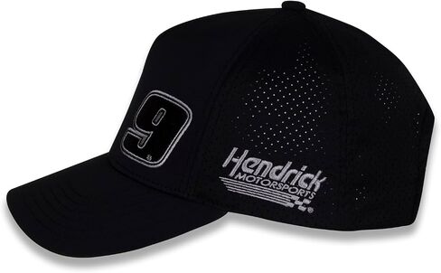Chase Elliott #9 NASCAR 2024 Adult Tonal Number Delta Mesh Structured Front Black Hat in Saudi Arabia