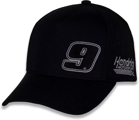 Chase Elliott #9 NASCAR 2024 Adult Tonal Number Delta Mesh Structured Front Black Hat in Saudi Arabia