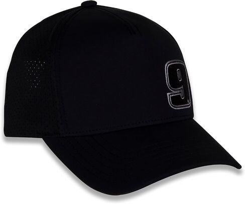 Chase Elliott #9 NASCAR 2024 Adult Tonal Number Delta Mesh Structured Front Black Hat in Saudi Arabia