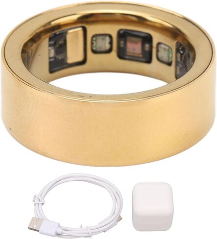 Septpenta Smart Fitness Tracker, Health Tracker Ring for Blood Oxygen, Blood Pressure, Heart Rate and Sleep Tracking, Waterproof Bluetooth Fitness Tracker Ring for Any Scenario(20) in Saudi Arabia