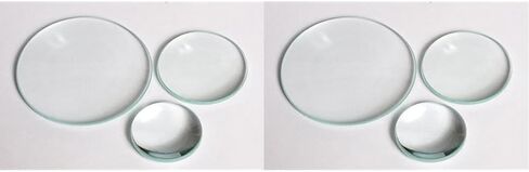 United Scientific Supplies LCV520 Double Convex Lens, 50 mm Diameter, 500 mm Focal Length in Saudi Arabia