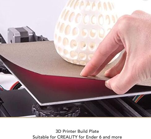 3D Printer Heatbed Hot Bed, 290x290mm Double Sided PEI Build Plate PEI Sheet, Hot Bed Replacement Accessory, for CREALITY for Ender 6 in Saudi Arabia