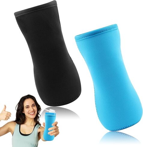 غطاء 22oz لزجاجة مياه Cirkul - قطعتان من أكمام زجاجة المياه، يناسب الزجاجات البلاستيكية والفولاذ المقاوم للصدأ 22oz، غطاء زجاجة مياه من النيوبرين، غطاء معزول in Kuwait