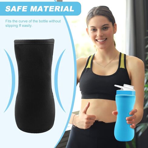 غطاء 22oz لزجاجة مياه Cirkul - قطعتان من أكمام زجاجة المياه، يناسب الزجاجات البلاستيكية والفولاذ المقاوم للصدأ 22oz، غطاء زجاجة مياه من النيوبرين، غطاء معزول in Kuwait