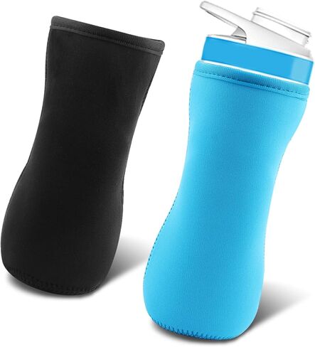 غطاء 22oz لزجاجة مياه Cirkul - قطعتان من أكمام زجاجة المياه، يناسب الزجاجات البلاستيكية والفولاذ المقاوم للصدأ 22oz، غطاء زجاجة مياه من النيوبرين، غطاء معزول in Kuwait