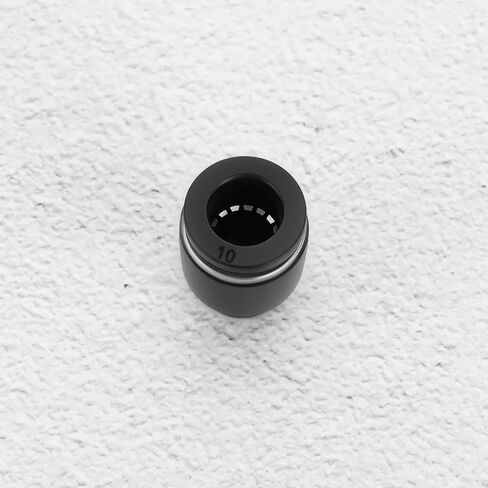 10PCS 10mm OD Push to Connect Fitting Pneumatic Cap Tubing Quick Cap Plug Fitting Air Tool Accessories for Pipe Tube(Black) in Saudi Arabia