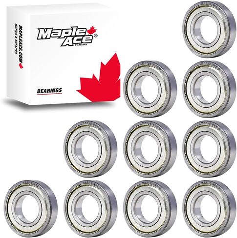 MAPLE ACE 6204-ZZ Ball Bearing Premium Metal Shielded 20x47x14mm (10Pcs) in Saudi Arabia