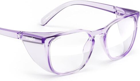Stoggles Square Z87.1 Certified Polycarbonate Safety Glasses, Scratch & Shatter-Proof, Blue-Light & UV Blocking Lens, Top & Side Shields, Anti-Fog Dip Coated, Durable, Protective & Stylish Eyewear in Saudi Arabia