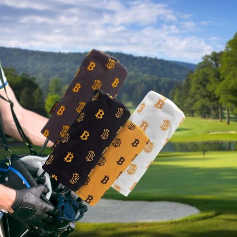 Bitcoin Golf Club Driver Headcover | Premium Barrel Style Headcovers | Fits Most Drivers in Saudi Arabia