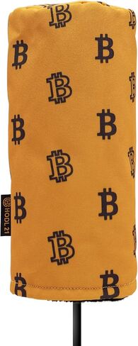 Bitcoin Golf Club Driver Headcover | Premium Barrel Style Headcovers | Fits Most Drivers in Saudi Arabia