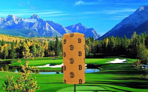 Bitcoin Golf Club Driver Headcover | Premium Barrel Style Headcovers | Fits Most Drivers in Saudi Arabia