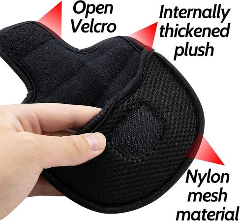 Golf Putter Cover Mallet Putter Headcover Mesh Golf Putter Protective Head Cover Golf Head Covers with Magic Tape for Heel Shaft RH LH fits Odyssey Works Stroke Lab (Black) in Saudi Arabia