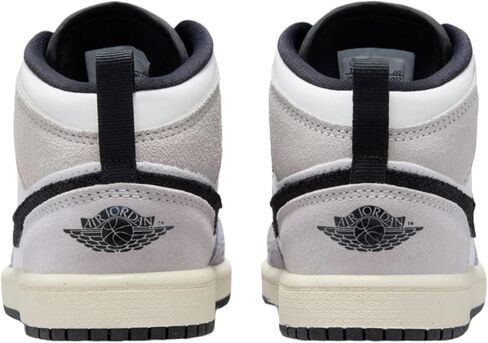NIKE Air Jordan 1 Mid SE Craft PS Preschool Little Kids' Shoes 'Inside Out - Cement Grey' (FD9090 002) in Saudi Arabia