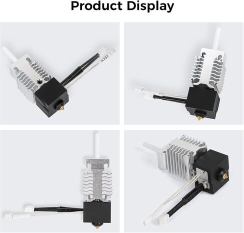 Creality Official Ender 3 V3 SE Hotend Kit، سرعة عالية 250 ملم/ثانية و260 درجة مئوية مقاومة لدرجات الحرارة العالية مع جورب سيليكون، فضي in Kuwait