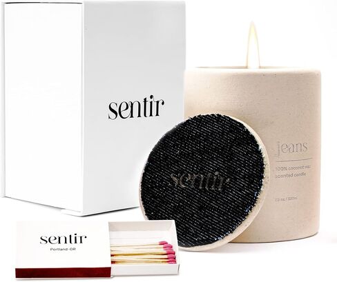 Scented Candle Boost desire, Increases libido creates mood for couples to cuddle shows love passion evokes sensuality increases love life quality Jeans Fragrances Stress relief in Saudi Arabia